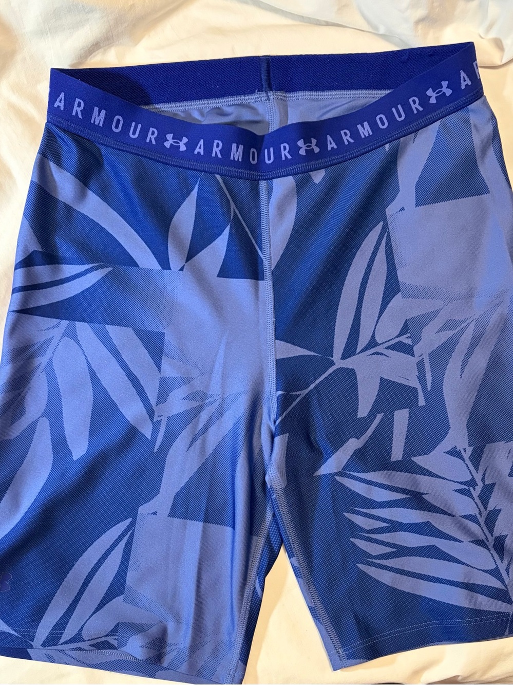 LG Blue printed Under Armour active ware